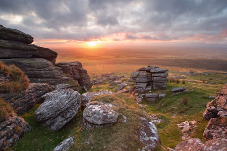 Arms Tor Sunset, Dartmoor